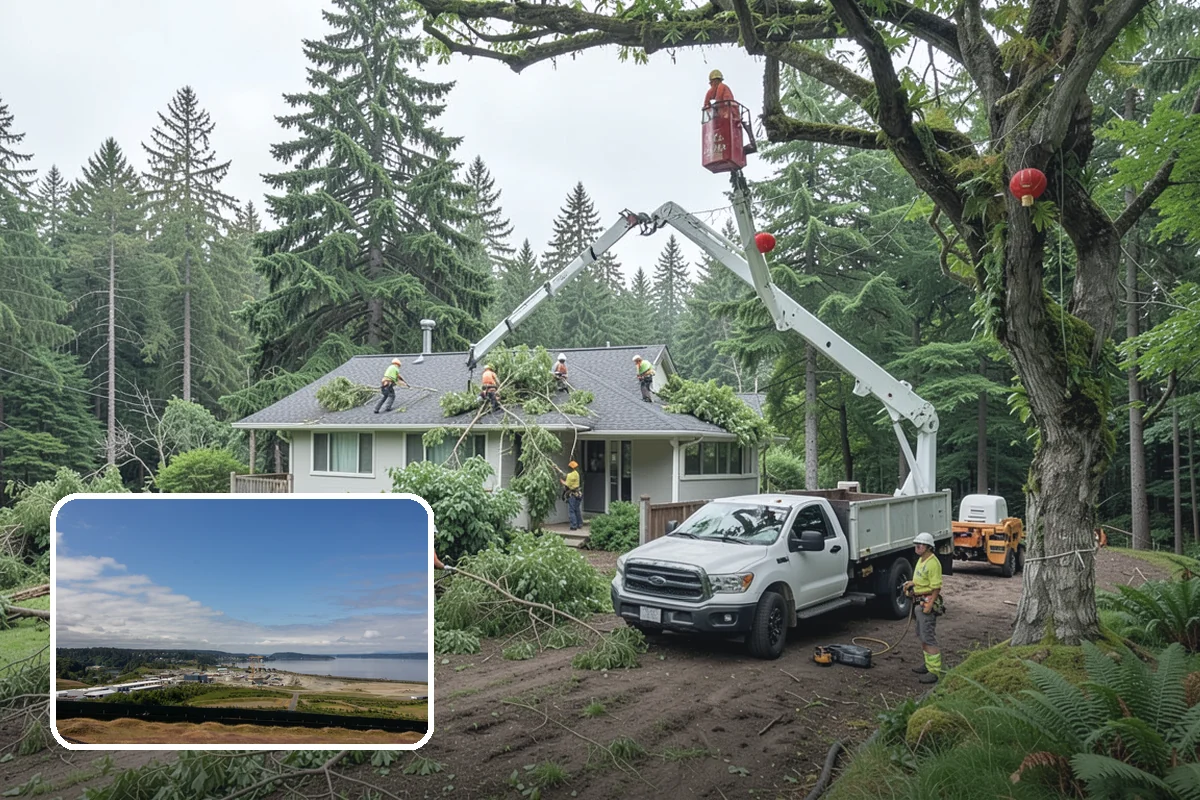 Structural pruning in University Place, Pierce County, WA - Improves tree structure, health, and appearance