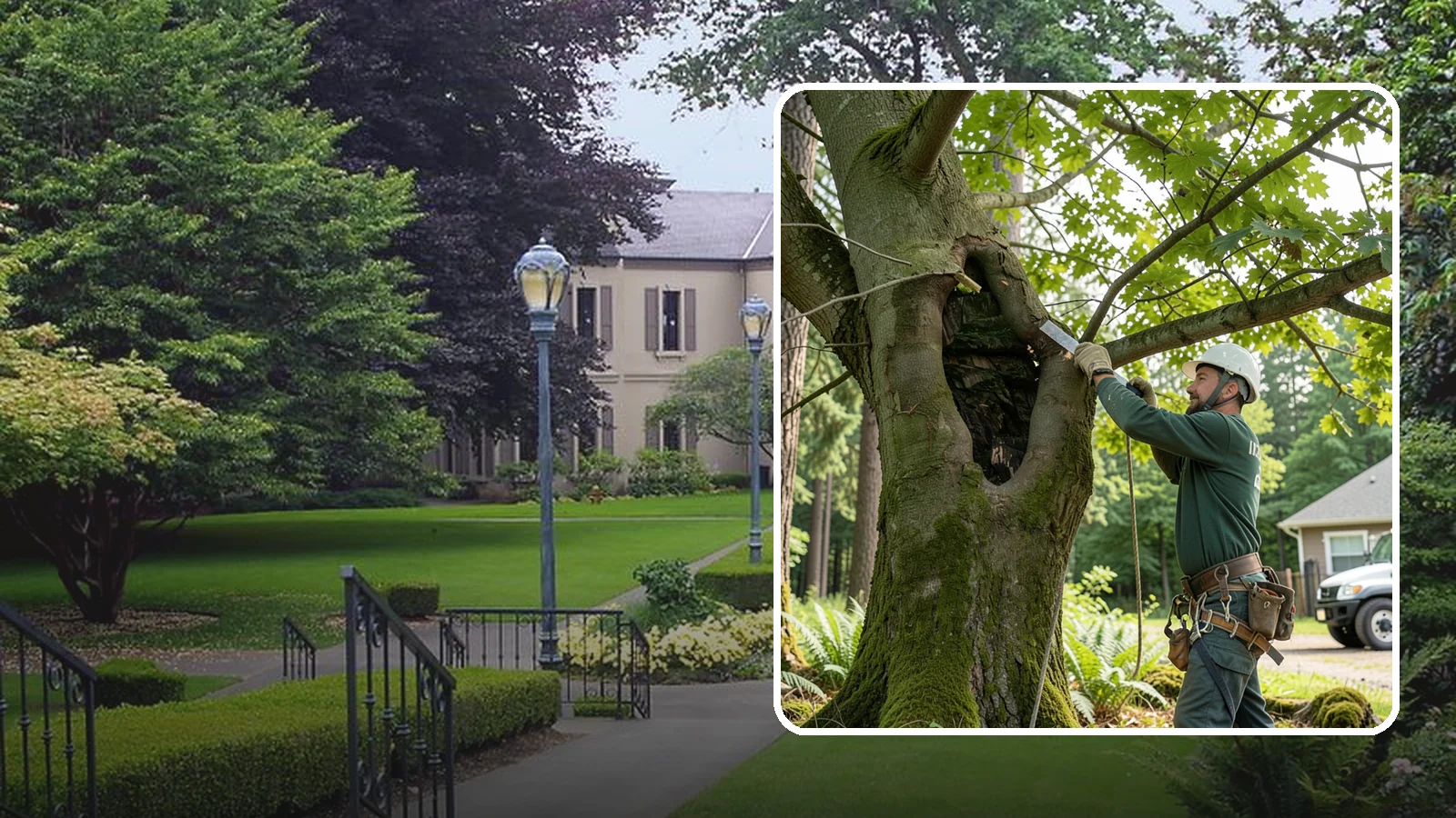 Structural pruning in Woodinville, King County, WA - Pruning that develops or corrects a tree's branch architecture.