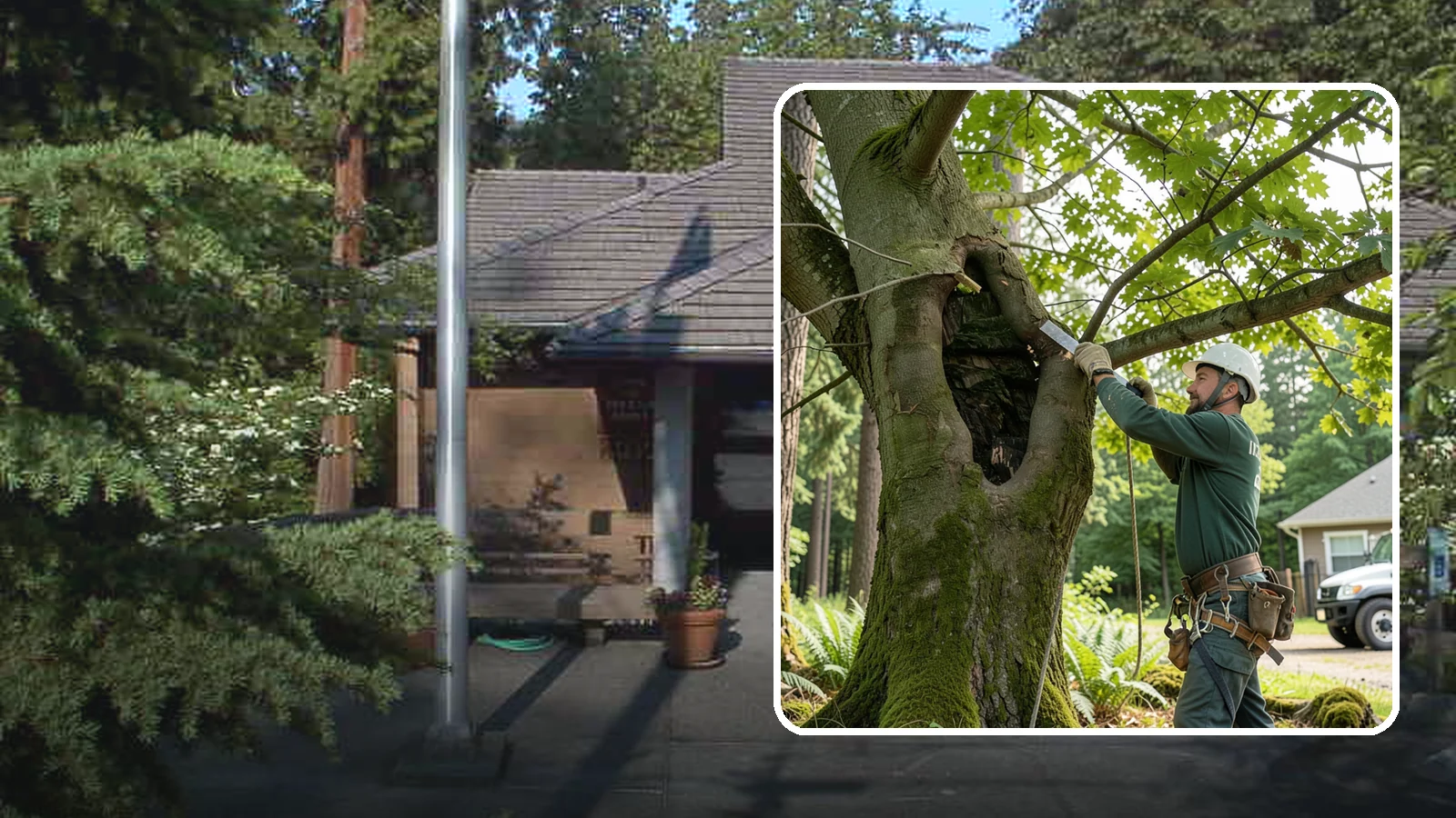 Structural pruning in Yarrow Point, King County, WA - Pruning that develops or corrects a tree's branch architecture.