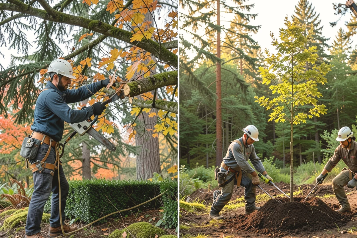 Structural pruning in Yarrow Point, King County, WA - Assess canopy condition and pruning objectives