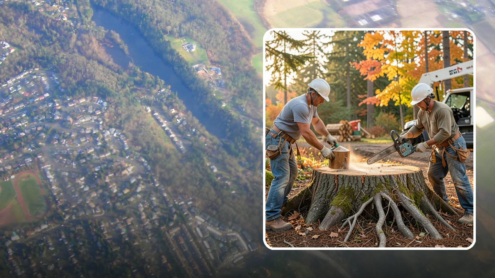 Stump chemical treatment in Algona, King County, WA - The application of approved products to speed stump breakdown or prevent resprouting.