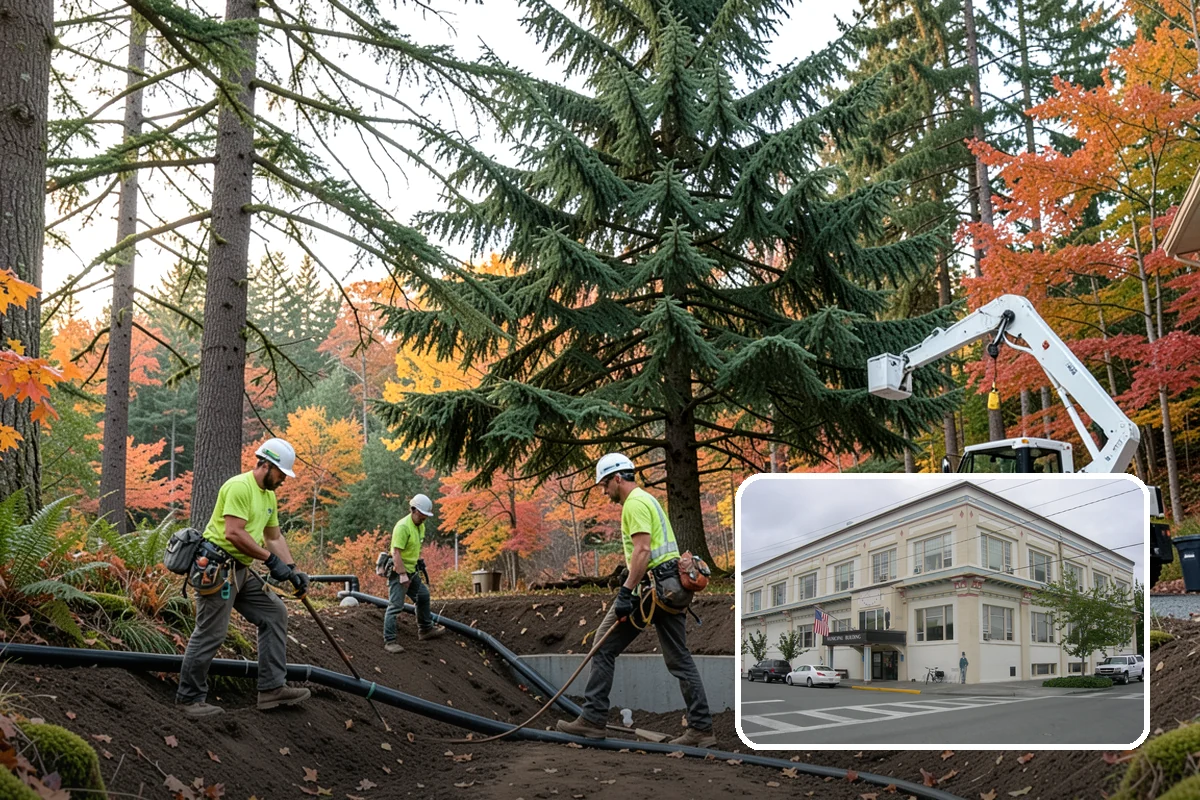 Stump chemical treatment in Anacortes, Skagit County, WA - Removes tripping hazards and obstructions