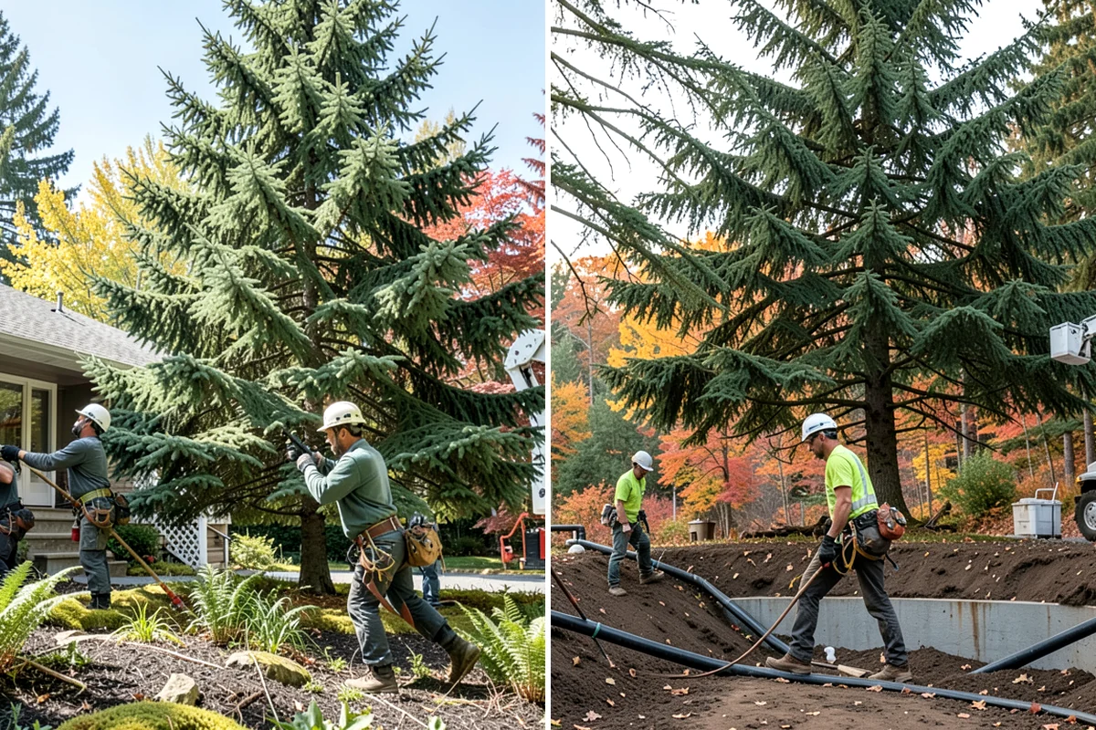 Stump chemical treatment in Arlington, Snohomish County, WA - Locate and mark utilities before work