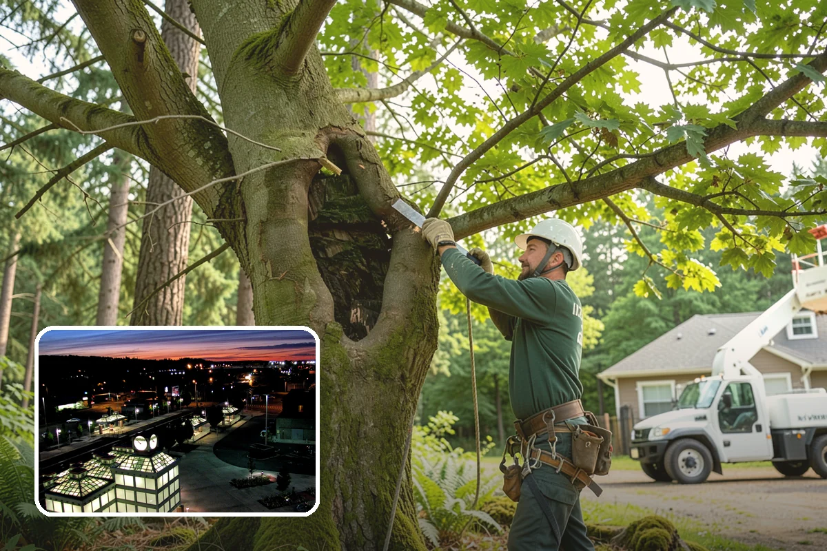 Stump chemical treatment in Auburn, King County, WA - Removes tripping hazards and obstructions