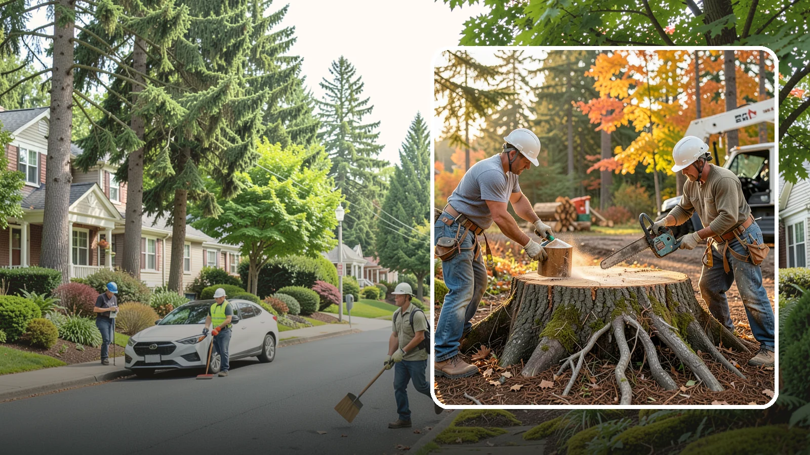 Stump chemical treatment in Beaux Arts Village, King County, WA - The application of approved products to speed stump breakdown or prevent resprouting.