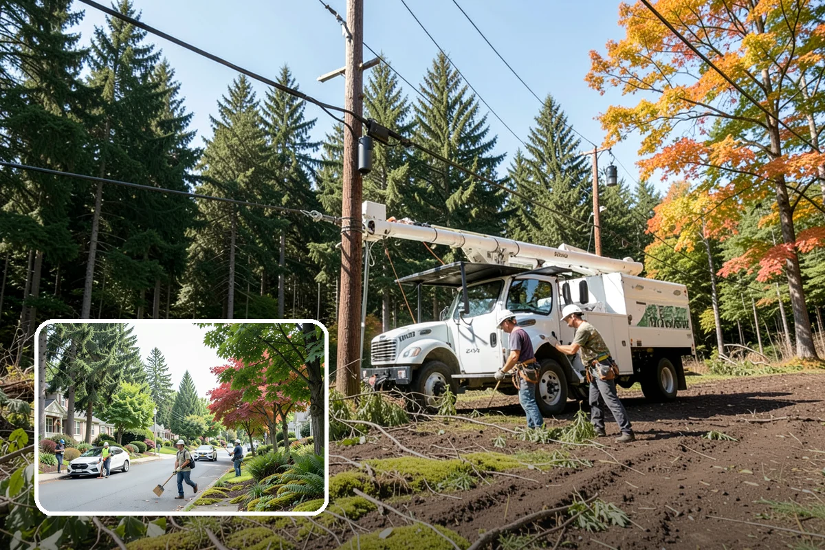 Stump chemical treatment in Beaux Arts Village, King County, WA - Removes tripping hazards and obstructions