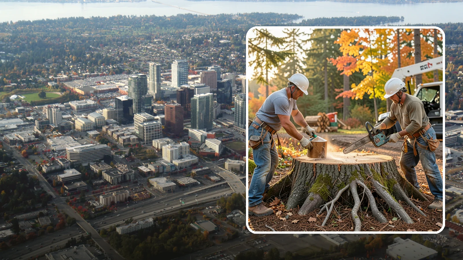 Stump chemical treatment in Bellevue, King County, WA - The application of approved products to speed stump breakdown or prevent resprouting.