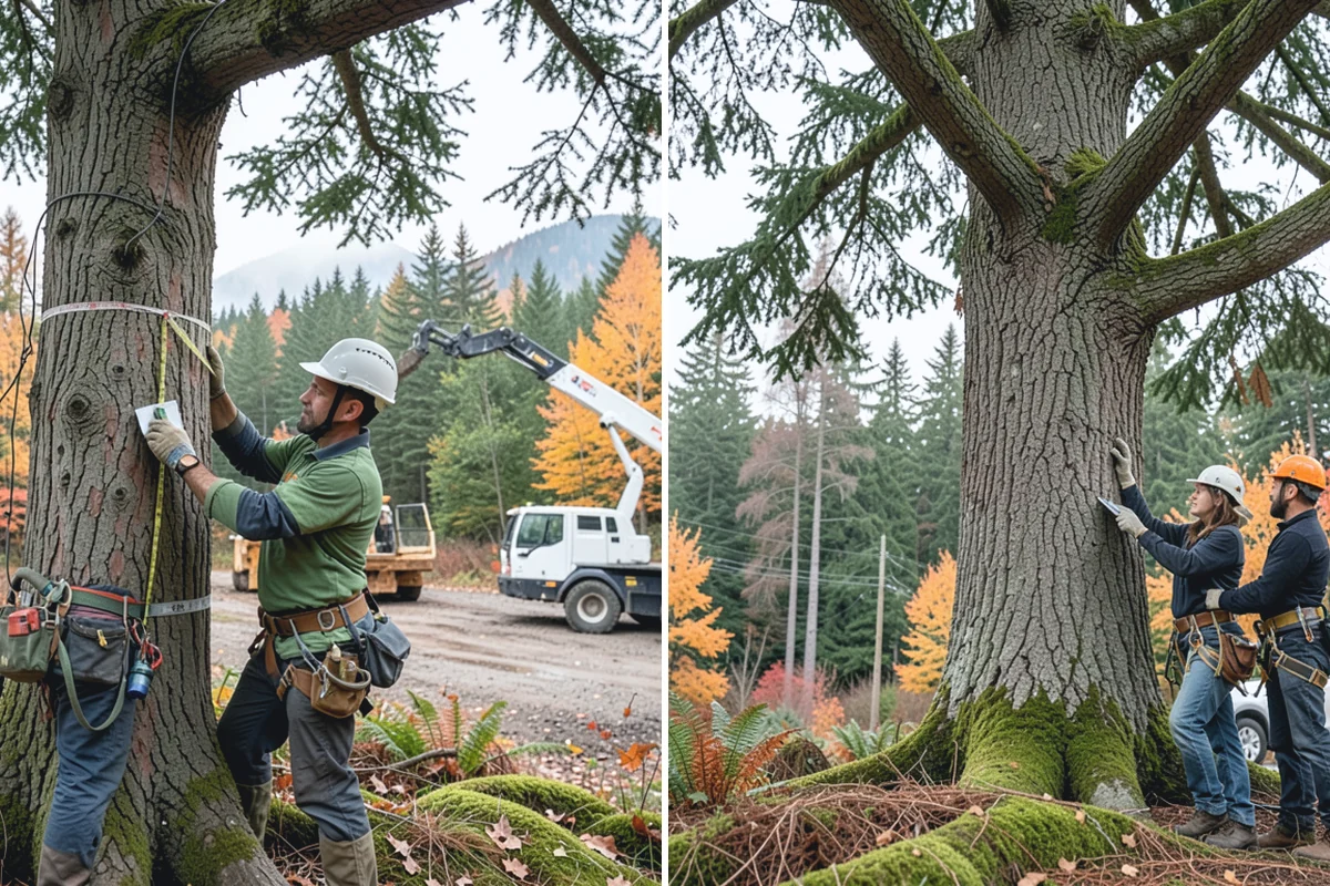 Stump chemical treatment in Bonney Lake, Pierce County, WA - Locate and mark utilities before work