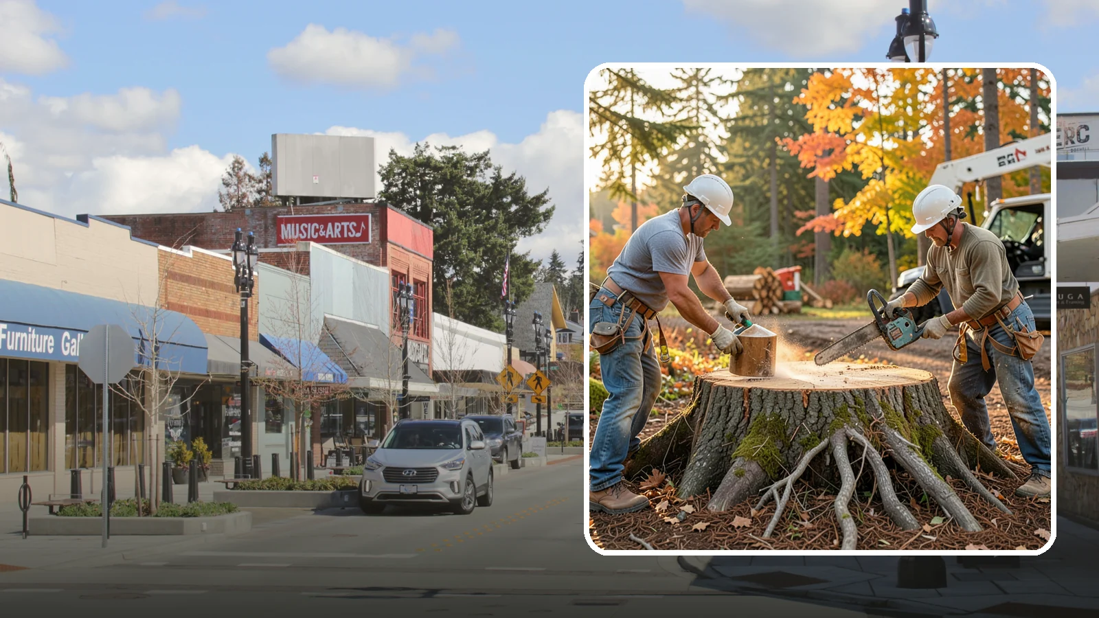 Stump chemical treatment in Bothell, King County, WA - The application of approved products to speed stump breakdown or prevent resprouting.