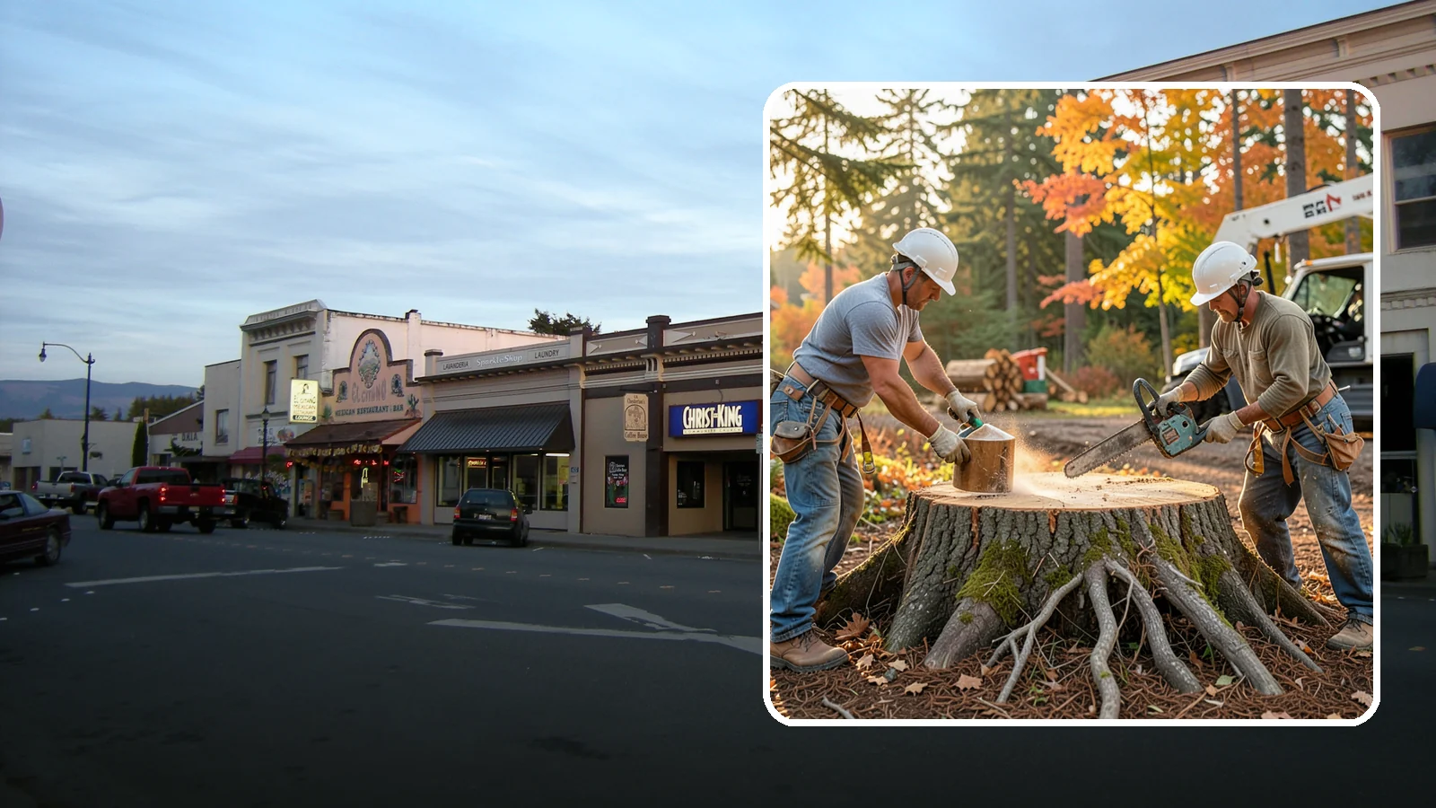 Stump chemical treatment in Burlington, Skagit County, WA - The application of approved products to speed stump breakdown or prevent resprouting.