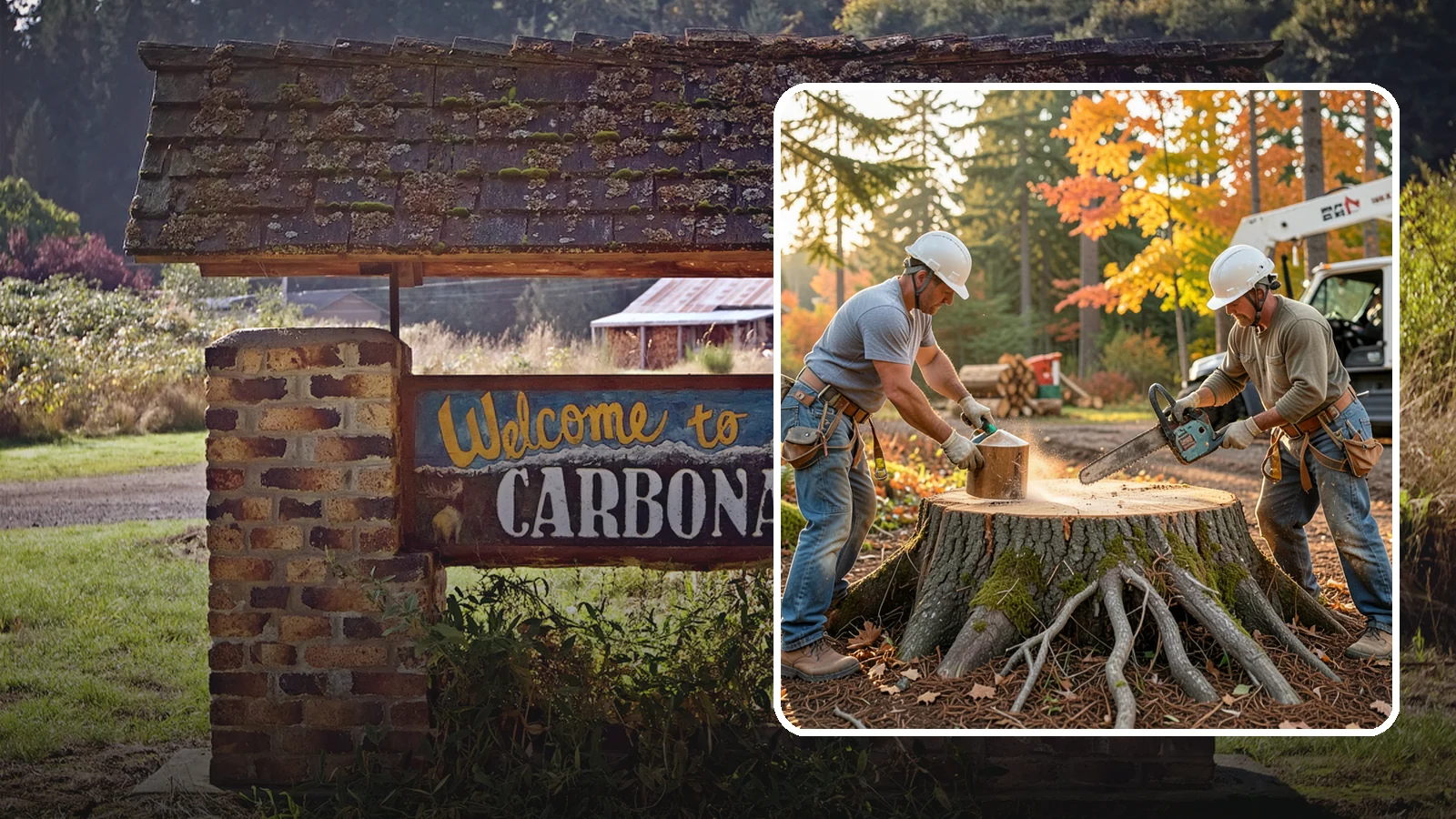 Stump chemical treatment in Carbonado, Pierce County, WA - The application of approved products to speed stump breakdown or prevent resprouting.
