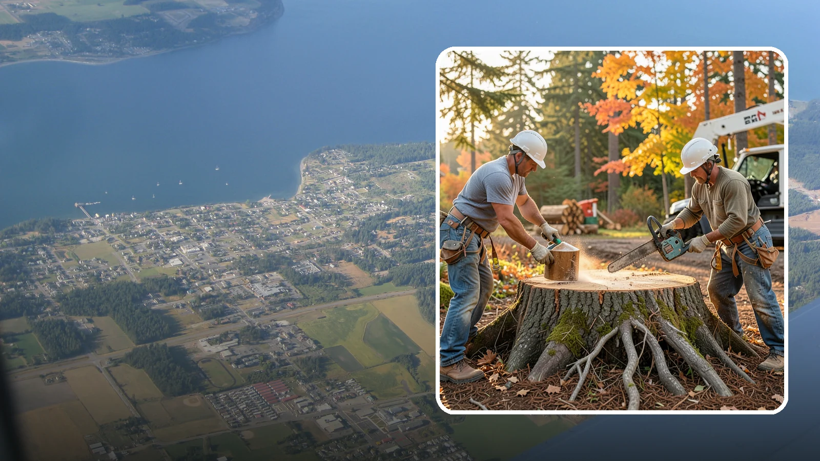 Stump chemical treatment in Coupeville, Island County, WA - The application of approved products to speed stump breakdown or prevent resprouting.