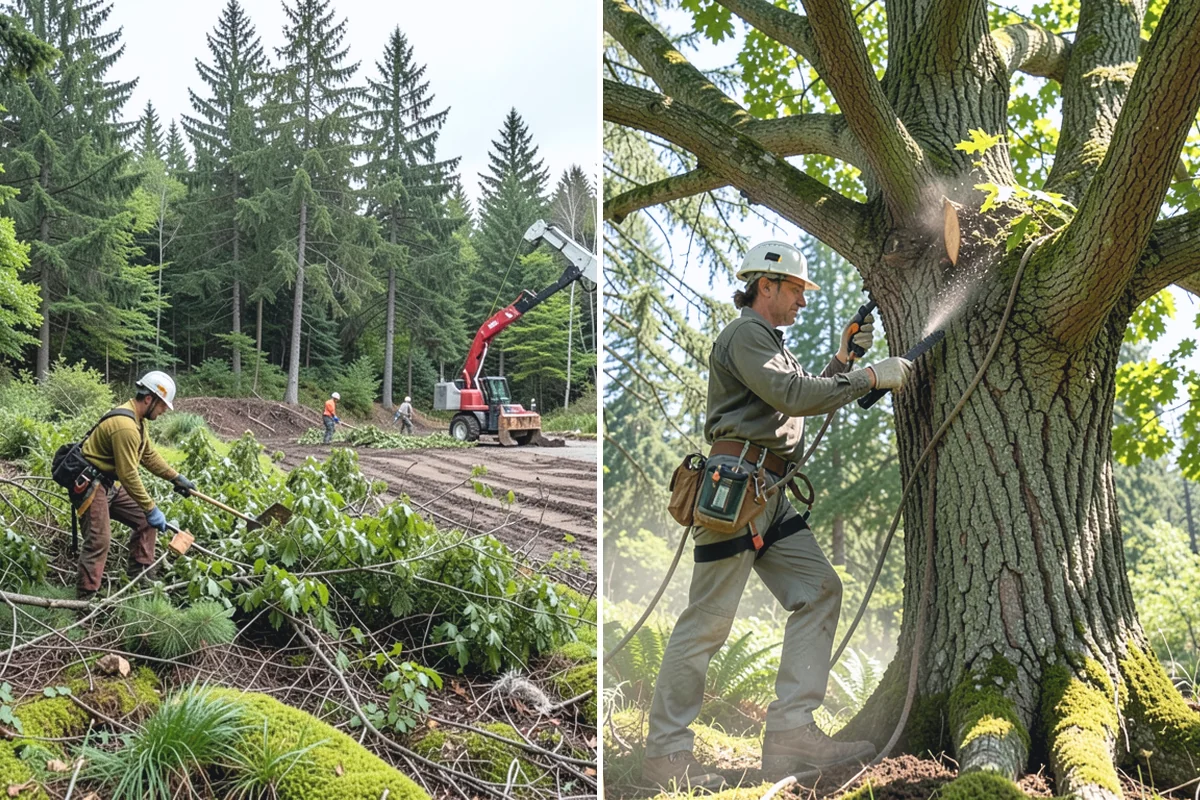 Stump chemical treatment in Coupeville, Island County, WA - Locate and mark utilities before work