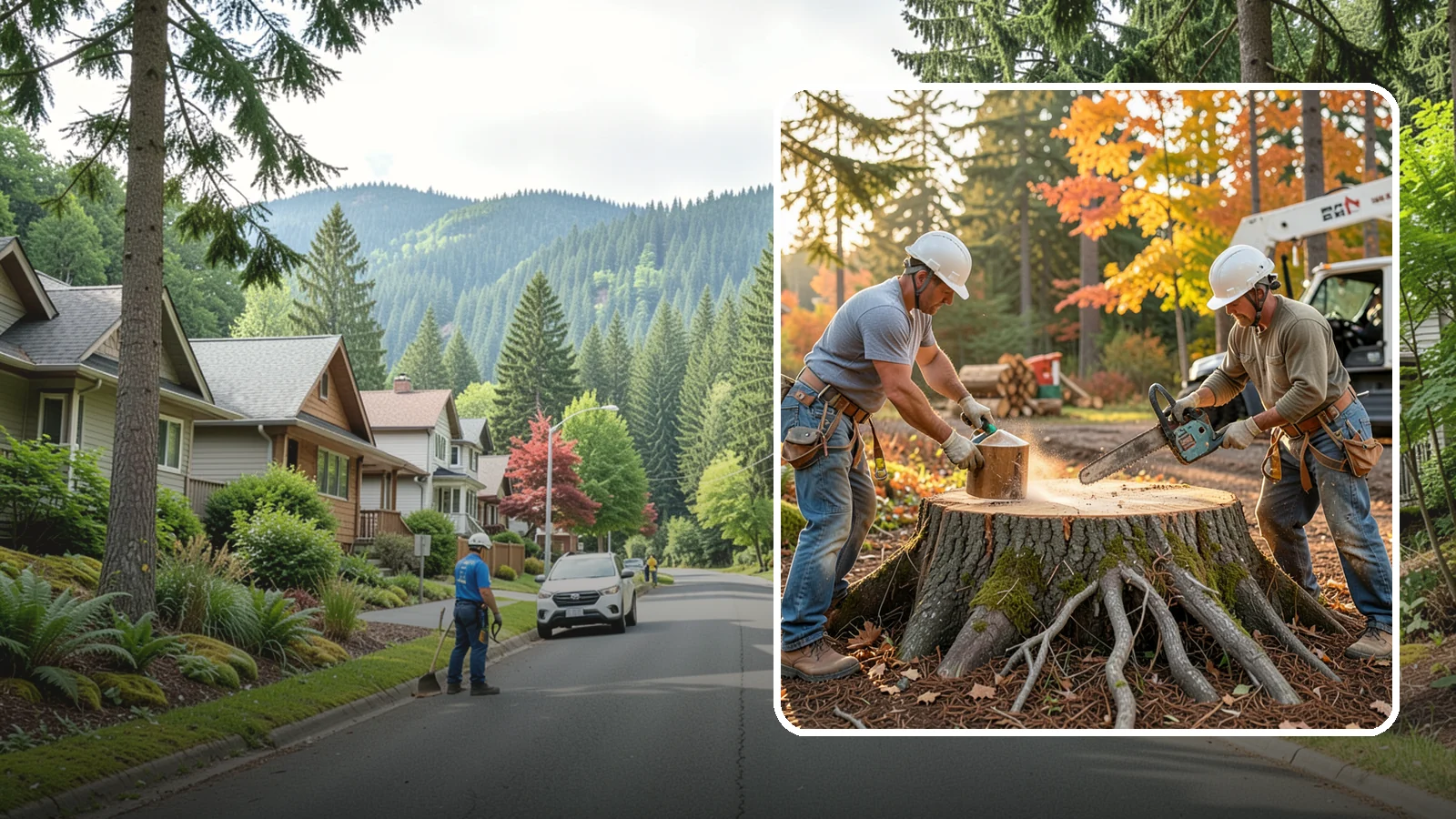 Stump chemical treatment in Darrington, Snohomish County, WA - The application of approved products to speed stump breakdown or prevent resprouting.