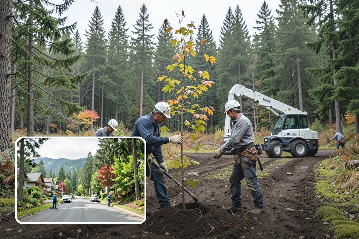 Stump chemical treatment in Darrington, Snohomish County, WA - Removes tripping hazards and obstructions