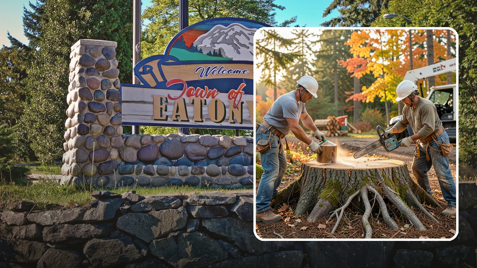 Stump chemical treatment in Eatonville, Pierce County, WA - The application of approved products to speed stump breakdown or prevent resprouting.