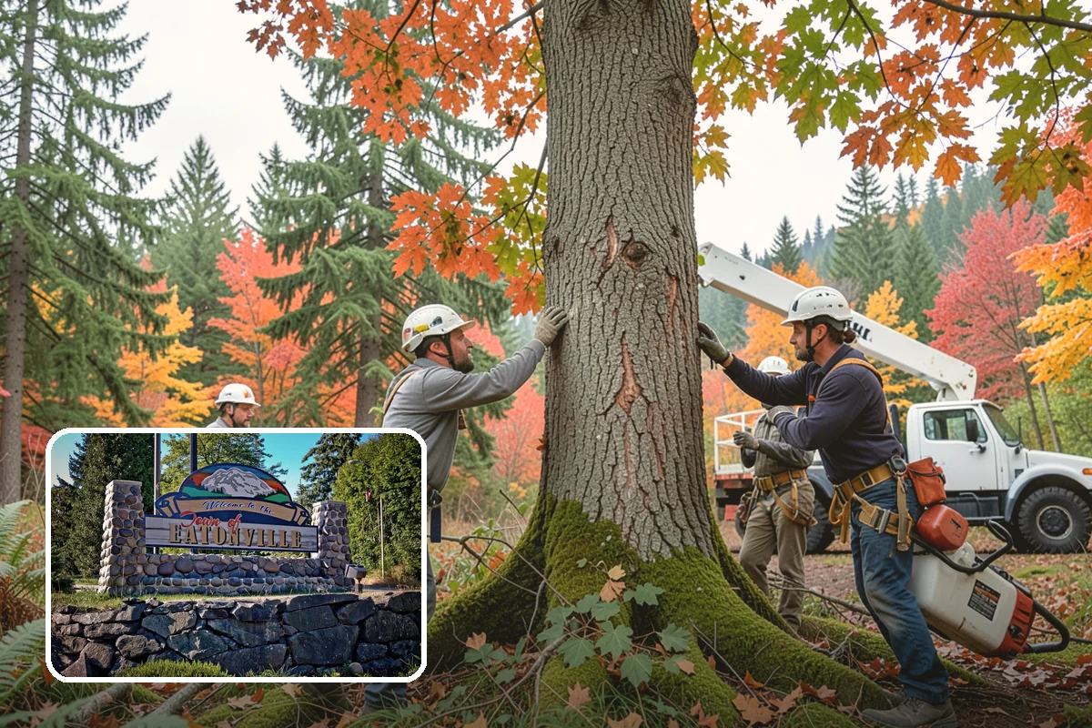 Stump chemical treatment in Eatonville, Pierce County, WA - Removes tripping hazards and obstructions