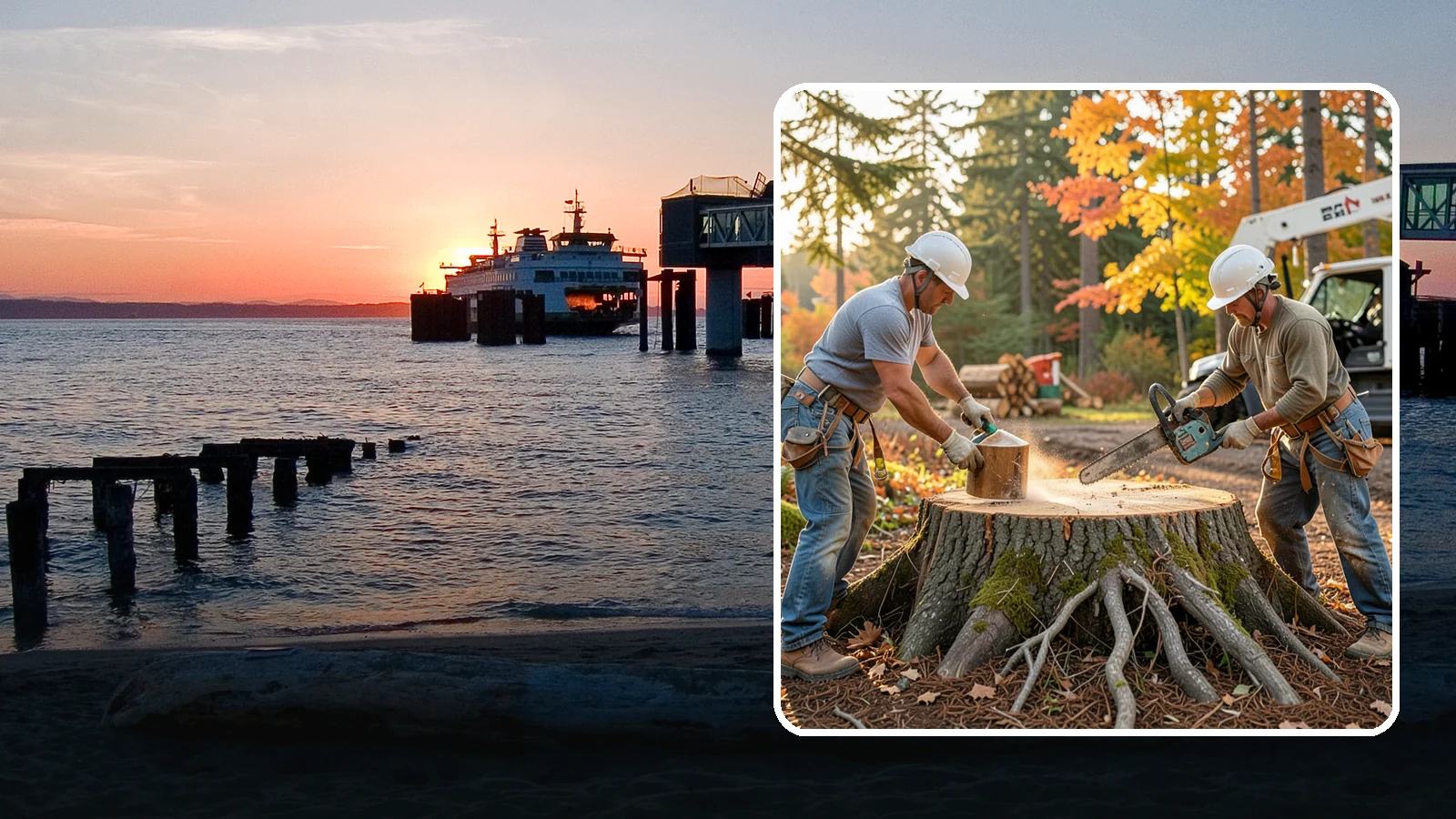 Stump chemical treatment in Edmonds, Snohomish County, WA - The application of approved products to speed stump breakdown or prevent resprouting.