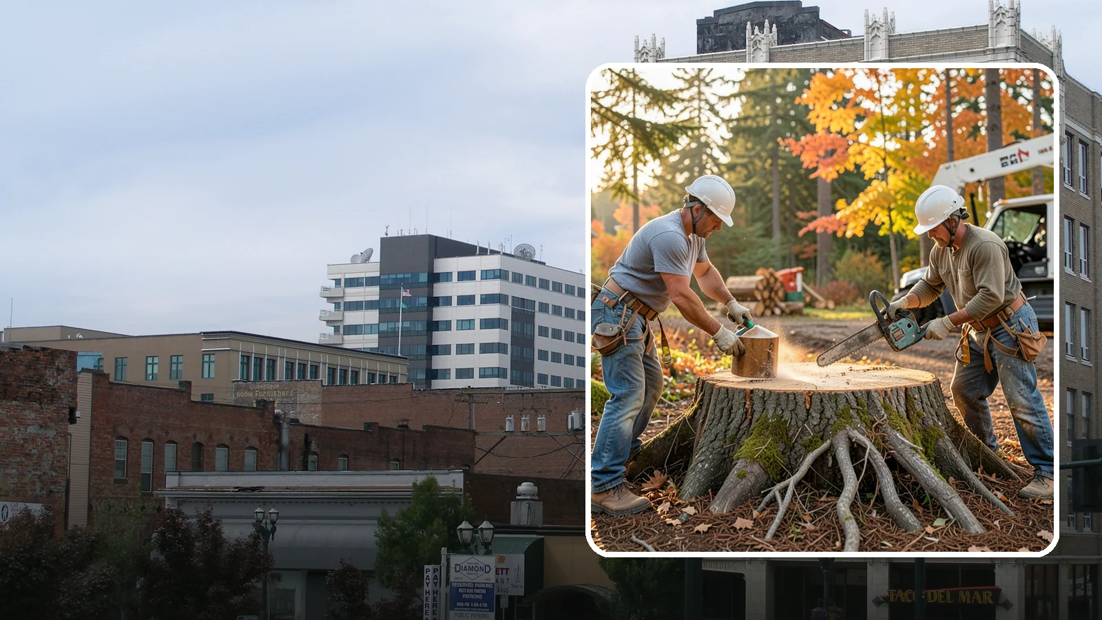 Stump chemical treatment in Everett, Snohomish County, WA - The application of approved products to speed stump breakdown or prevent resprouting.