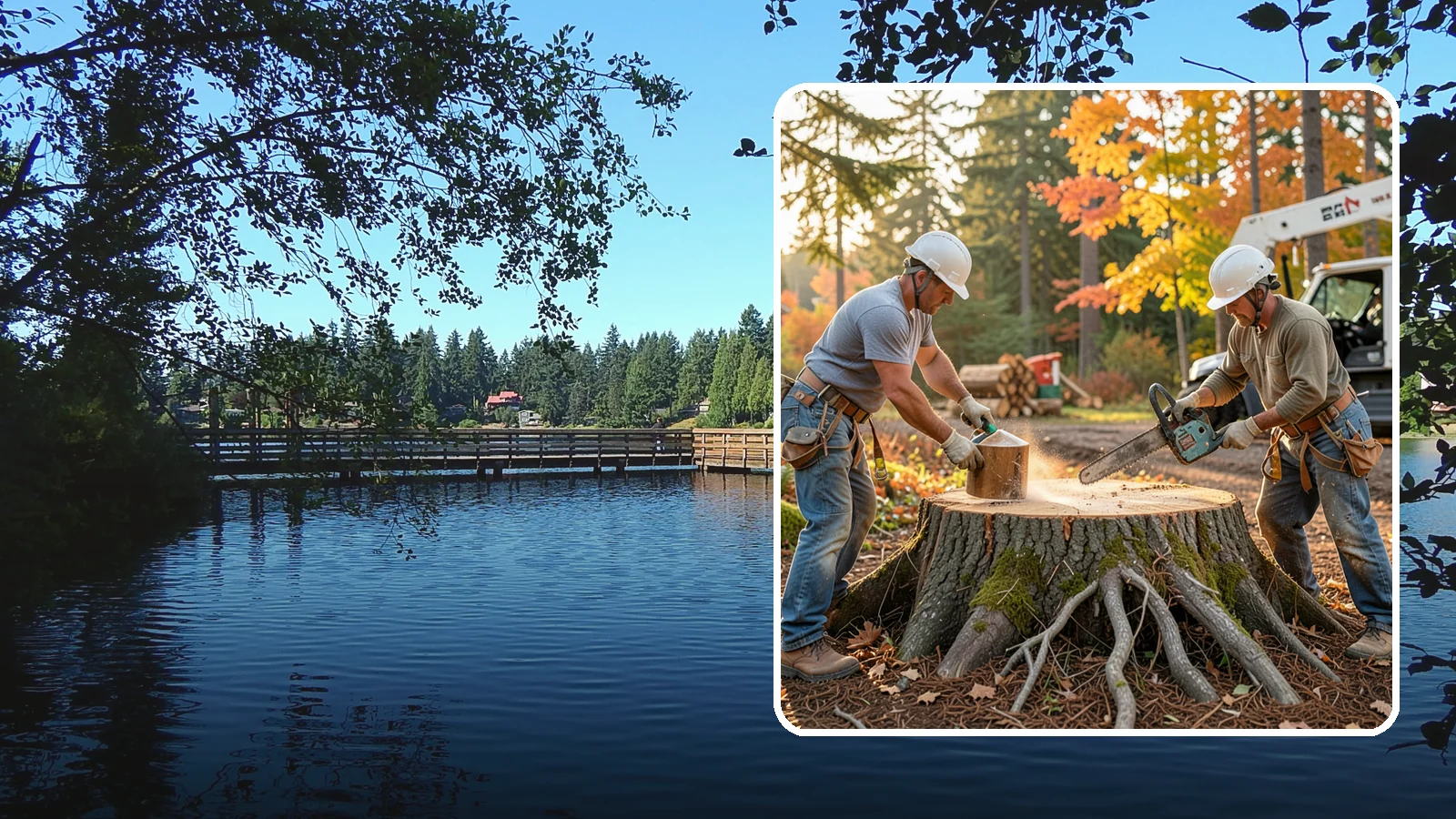 Stump chemical treatment in Federal Way, King County, WA - The application of approved products to speed stump breakdown or prevent resprouting.