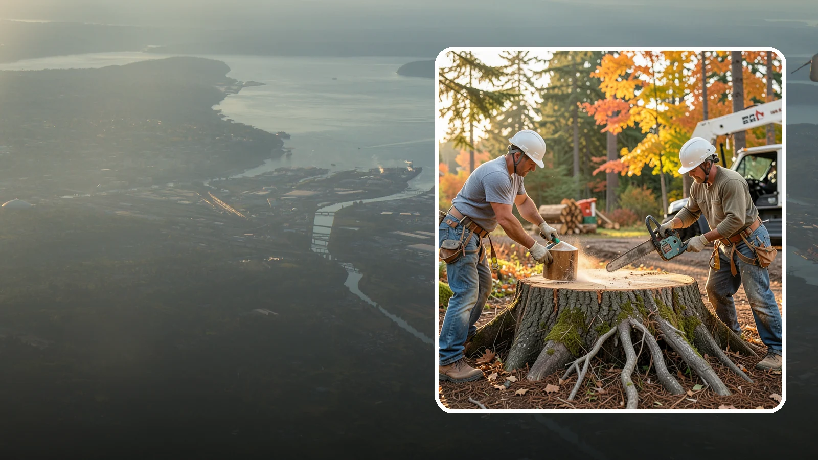 Stump chemical treatment in Fife, Pierce County, WA - The application of approved products to speed stump breakdown or prevent resprouting.