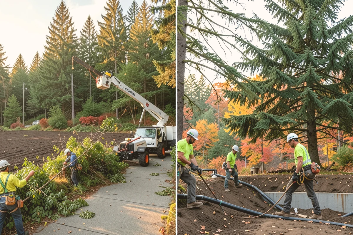 Stump chemical treatment in Fife, Pierce County, WA - Locate and mark utilities before work