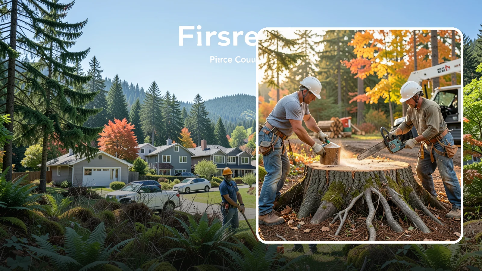Stump chemical treatment in Fircrest, Pierce County, WA - The application of approved products to speed stump breakdown or prevent resprouting.