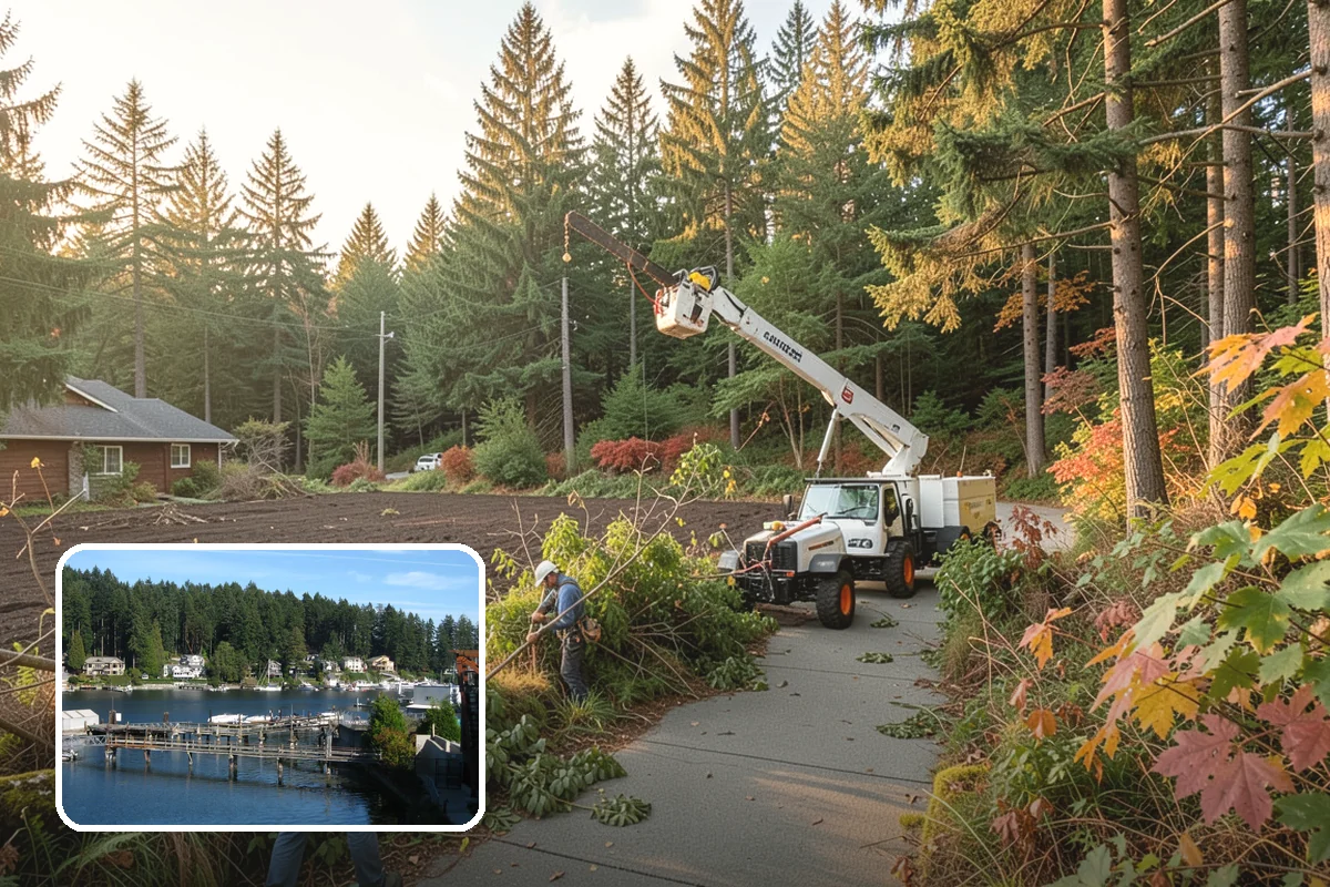 Stump chemical treatment in Gig Harbor, Pierce County, WA - Removes tripping hazards and obstructions