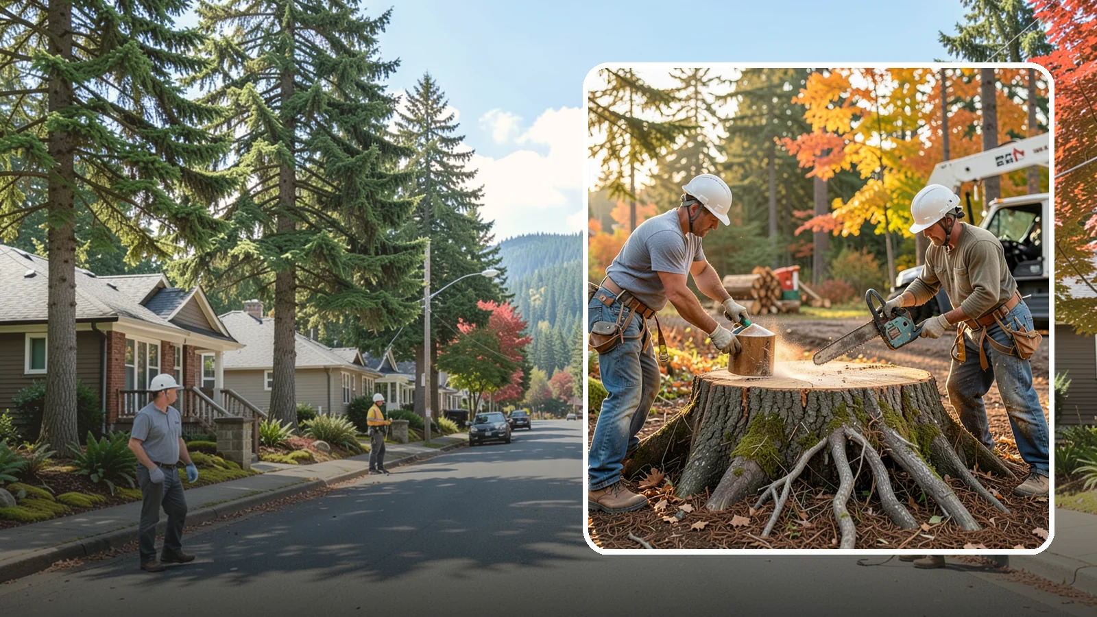 Stump chemical treatment in Hunts Point, King County, WA - The application of approved products to speed stump breakdown or prevent resprouting.