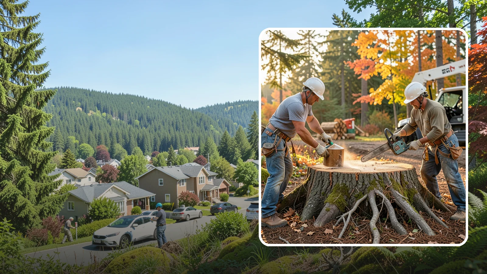 Stump chemical treatment in Index, Snohomish County, WA - The application of approved products to speed stump breakdown or prevent resprouting.