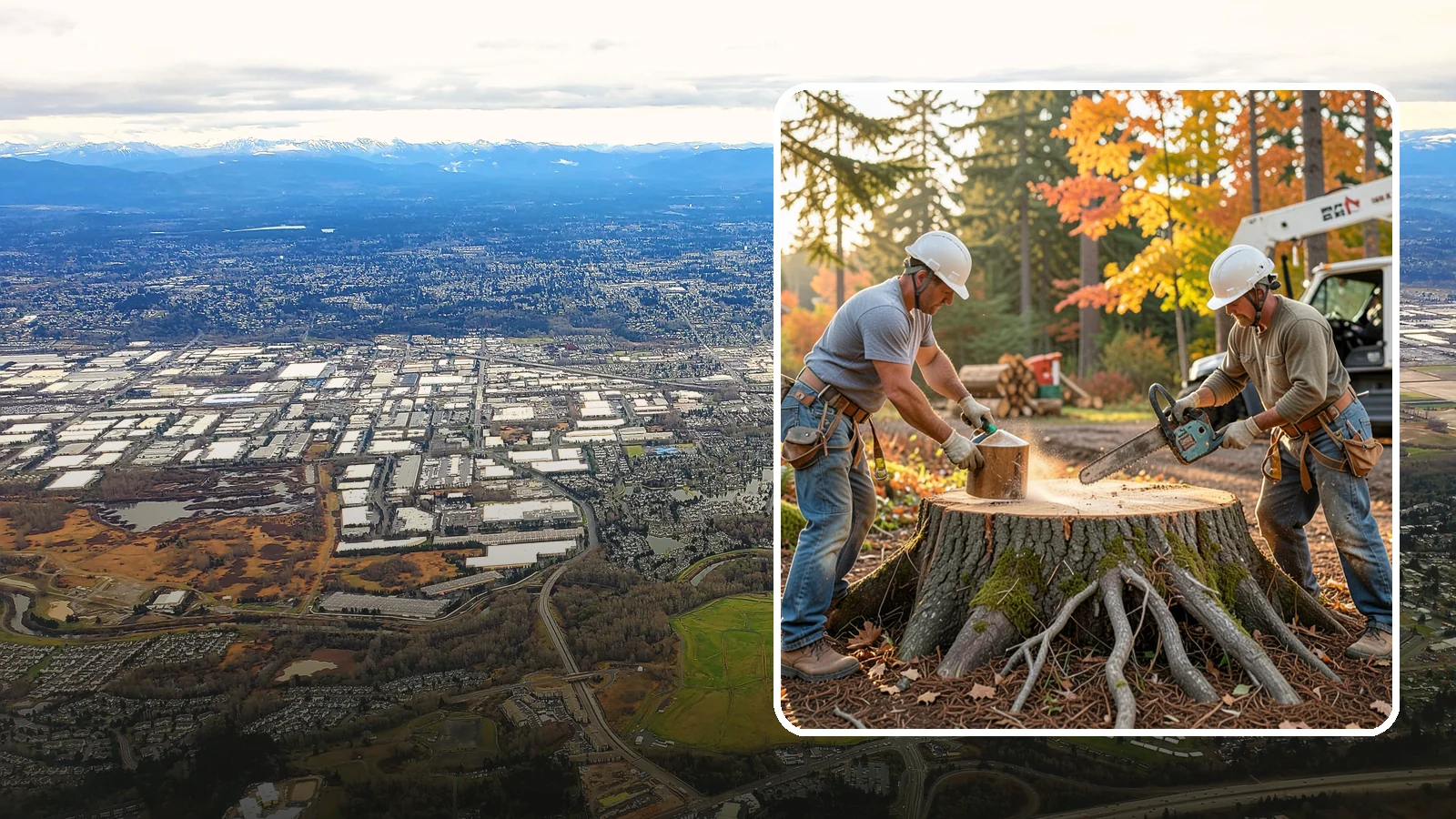 Stump chemical treatment in Kent, King County, WA - The application of approved products to speed stump breakdown or prevent resprouting.