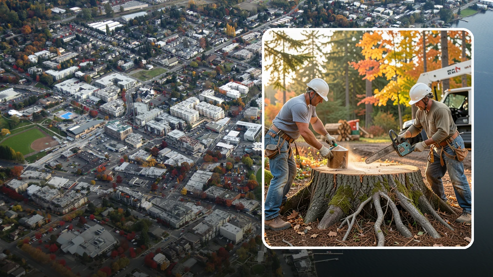 Stump chemical treatment in Kirkland, King County, WA - The application of approved products to speed stump breakdown or prevent resprouting.