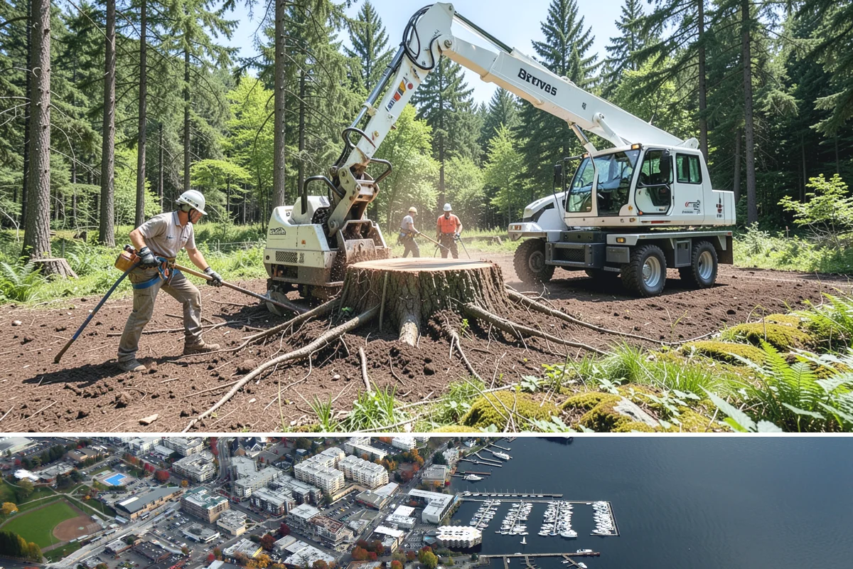 Stump chemical treatment in Kirkland, King County, WA - This treatment can generally be performed year-round in Puget Sound weather but must be scheduled before new growth emerges to...