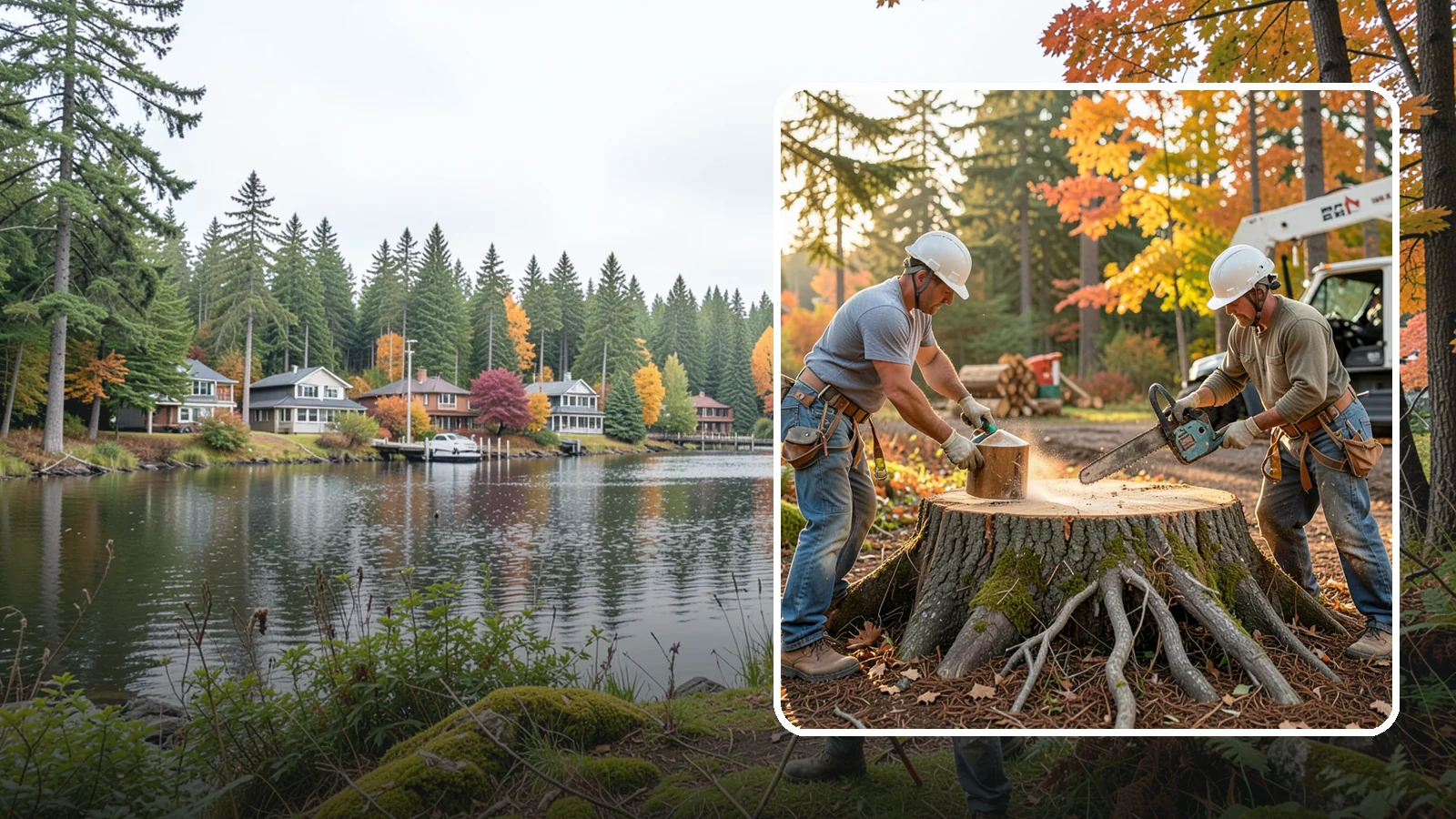 Stump chemical treatment in La Conner, Skagit County, WA - The application of approved products to speed stump breakdown or prevent resprouting.