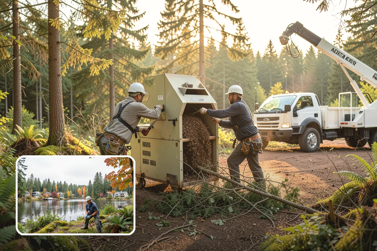 Stump chemical treatment in La Conner, Skagit County, WA - Removes tripping hazards and obstructions