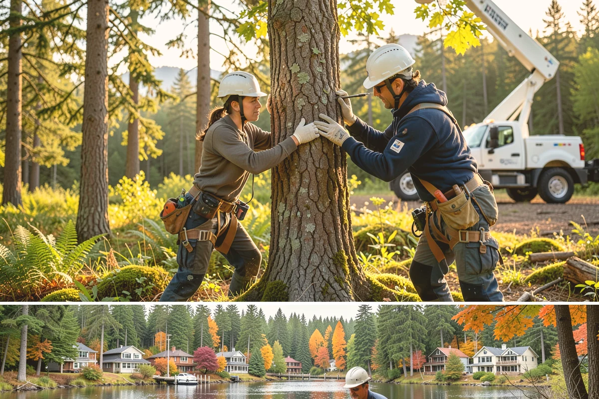 Stump chemical treatment in La Conner, Skagit County, WA - This treatment can generally be performed year-round in Puget Sound weather but must be scheduled before new growth emerges to...