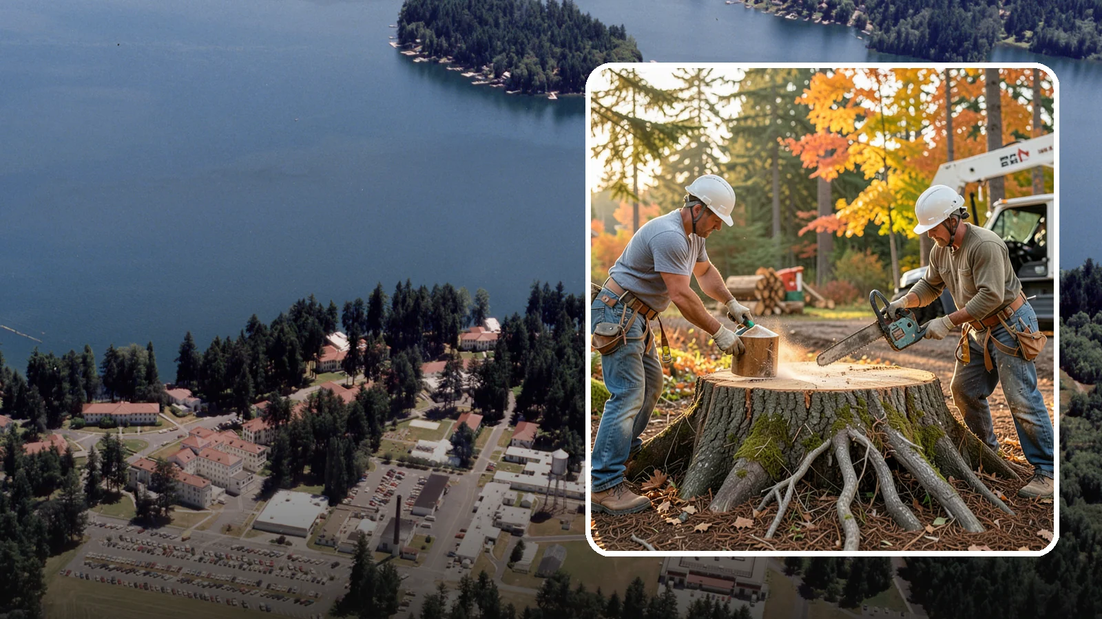 Stump chemical treatment in Lakewood, Pierce County, WA - The application of approved products to speed stump breakdown or prevent resprouting.