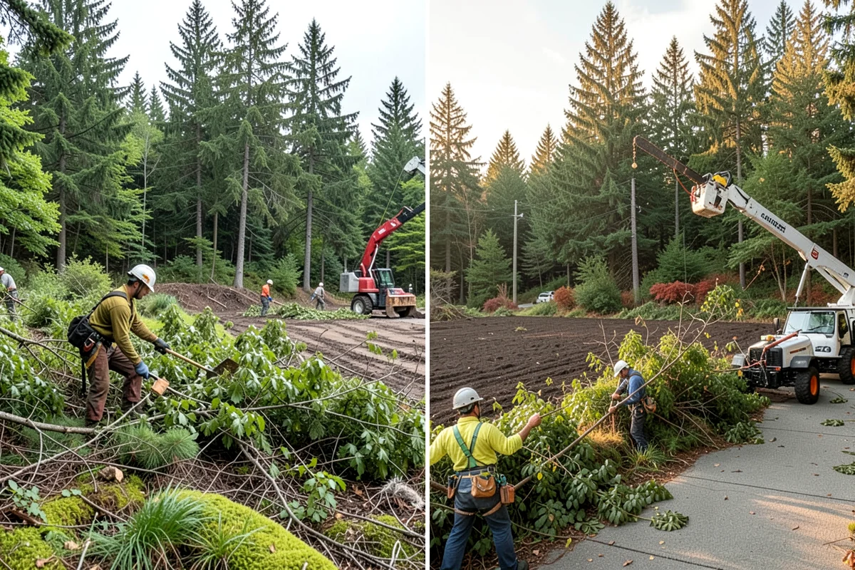 Stump chemical treatment in Lakewood, Pierce County, WA - Locate and mark utilities before work