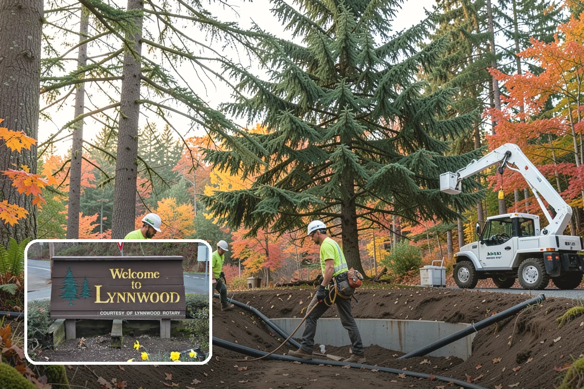Stump chemical treatment in Lynnwood, Snohomish County, WA - Removes tripping hazards and obstructions
