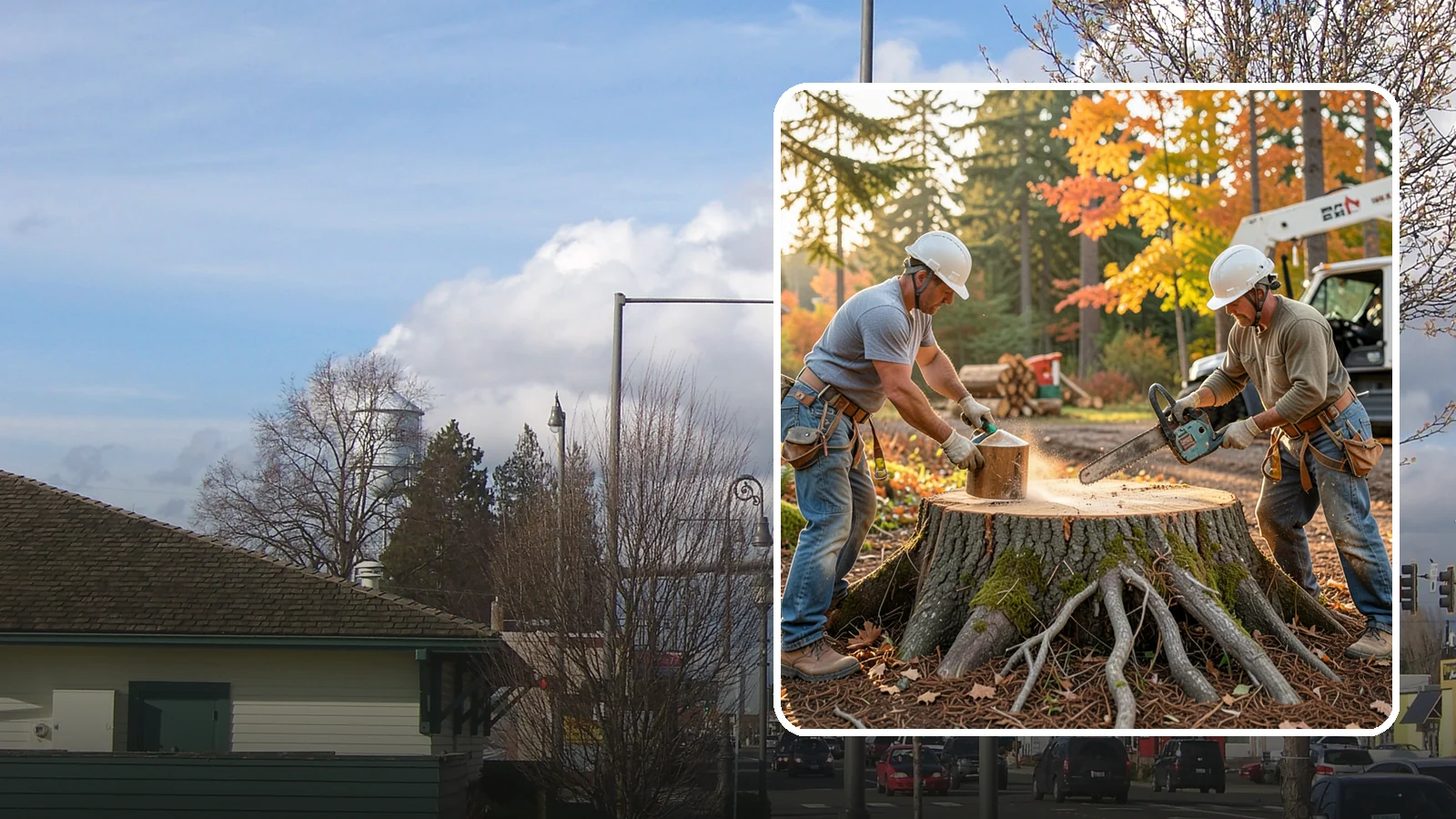 Stump chemical treatment in Marysville, Snohomish County, WA - The application of approved products to speed stump breakdown or prevent resprouting.