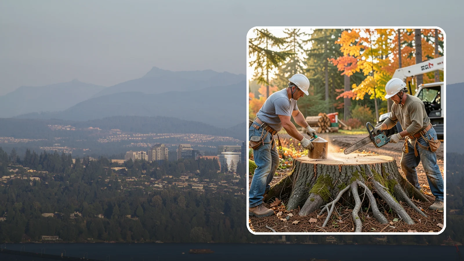 Stump chemical treatment in Medina, King County, WA - The application of approved products to speed stump breakdown or prevent resprouting.
