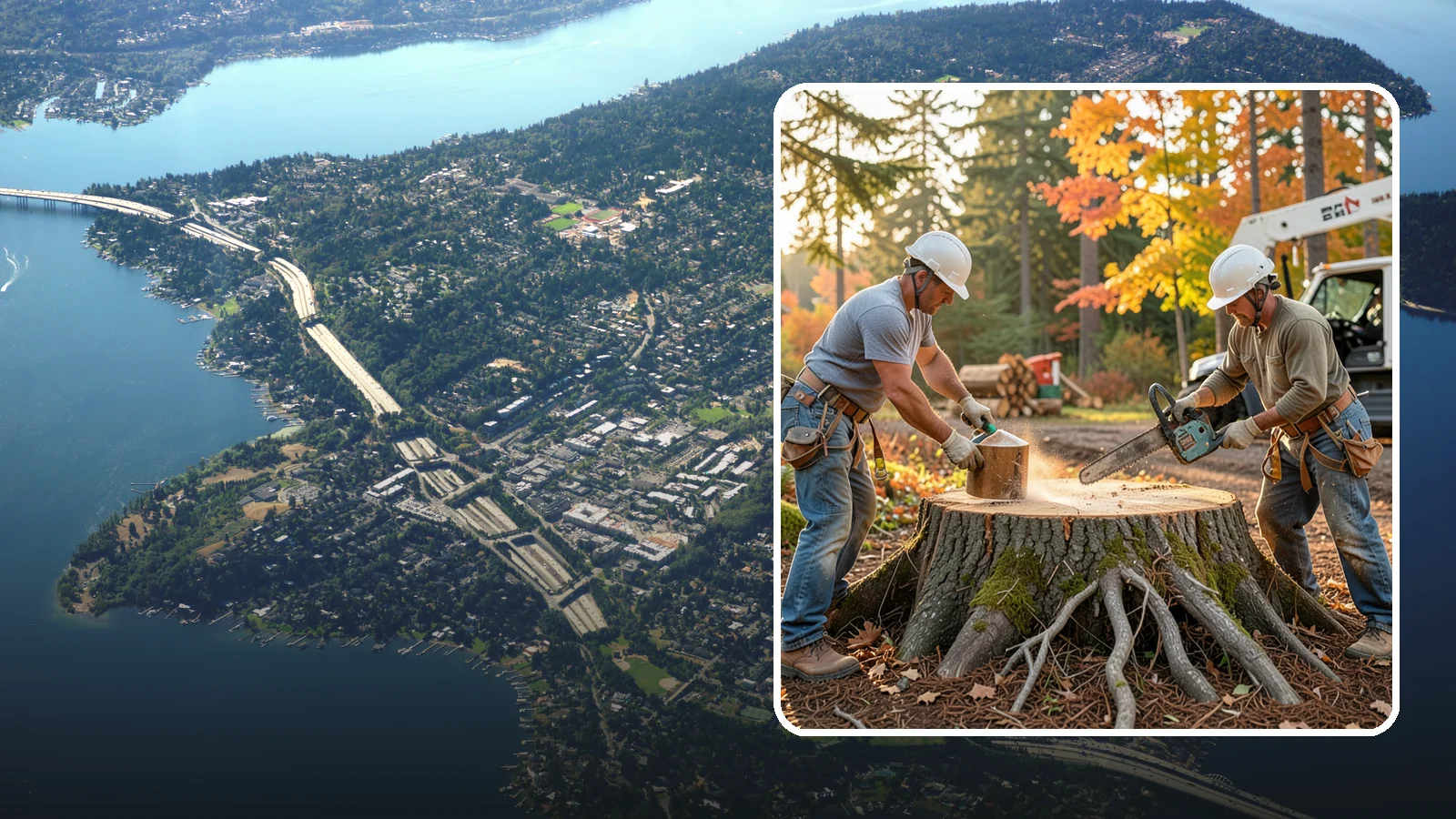 Stump chemical treatment in Mercer Island, King County, WA - The application of approved products to speed stump breakdown or prevent resprouting.