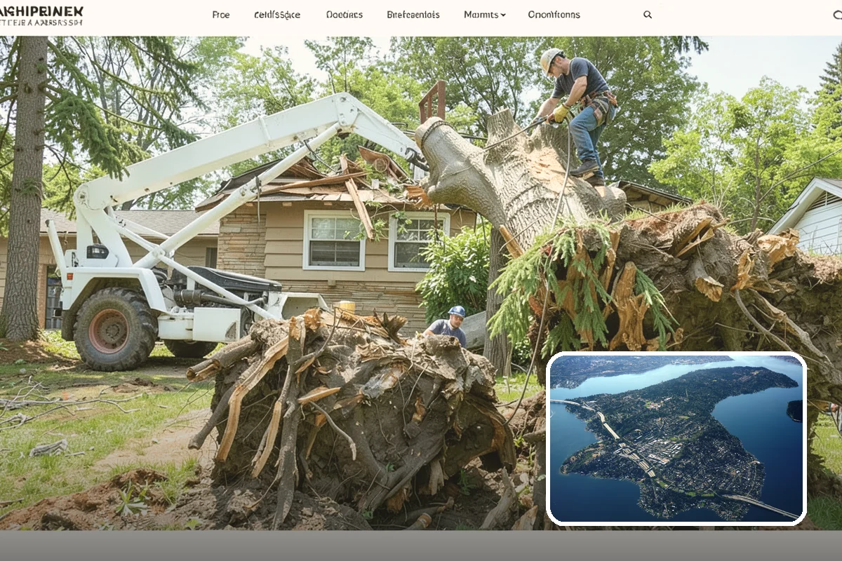 Stump chemical treatment in Mercer Island, King County, WA - Removes tripping hazards and obstructions