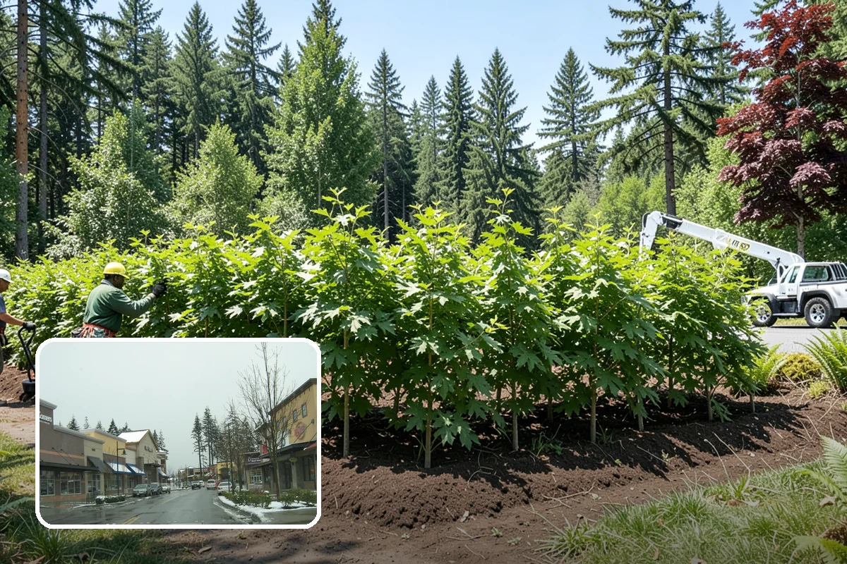 Stump chemical treatment in Mill Creek, Snohomish County, WA - Removes tripping hazards and obstructions