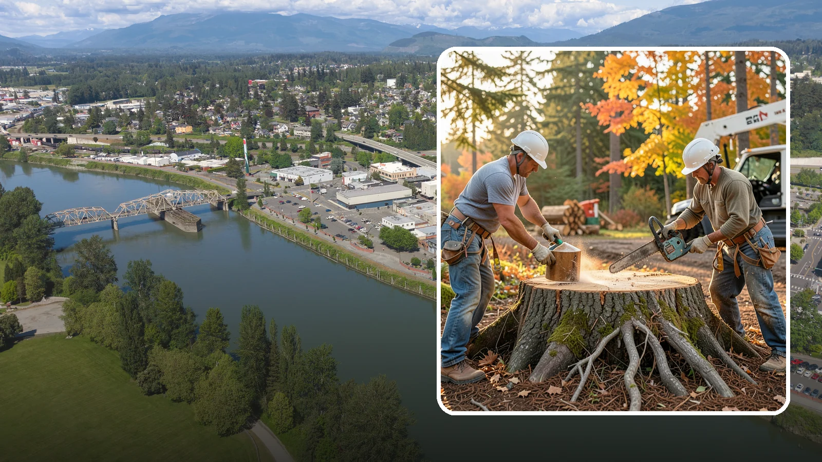 Stump chemical treatment in Mount Vernon, Skagit County, WA - The application of approved products to speed stump breakdown or prevent resprouting.