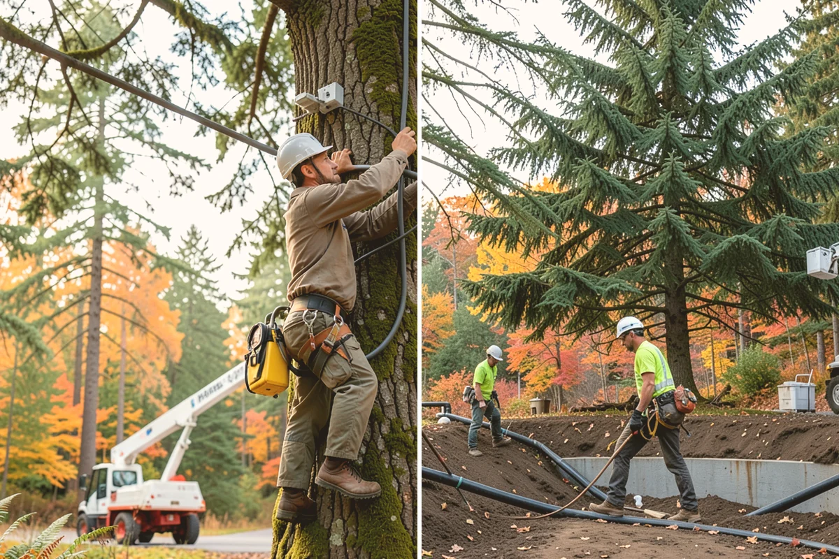 Stump chemical treatment in Mount Vernon, Skagit County, WA - Locate and mark utilities before work
