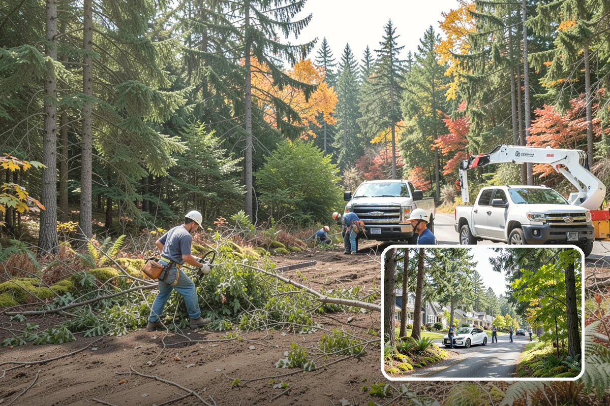 Stump chemical treatment in Normandy Park, King County, WA - Removes tripping hazards and obstructions