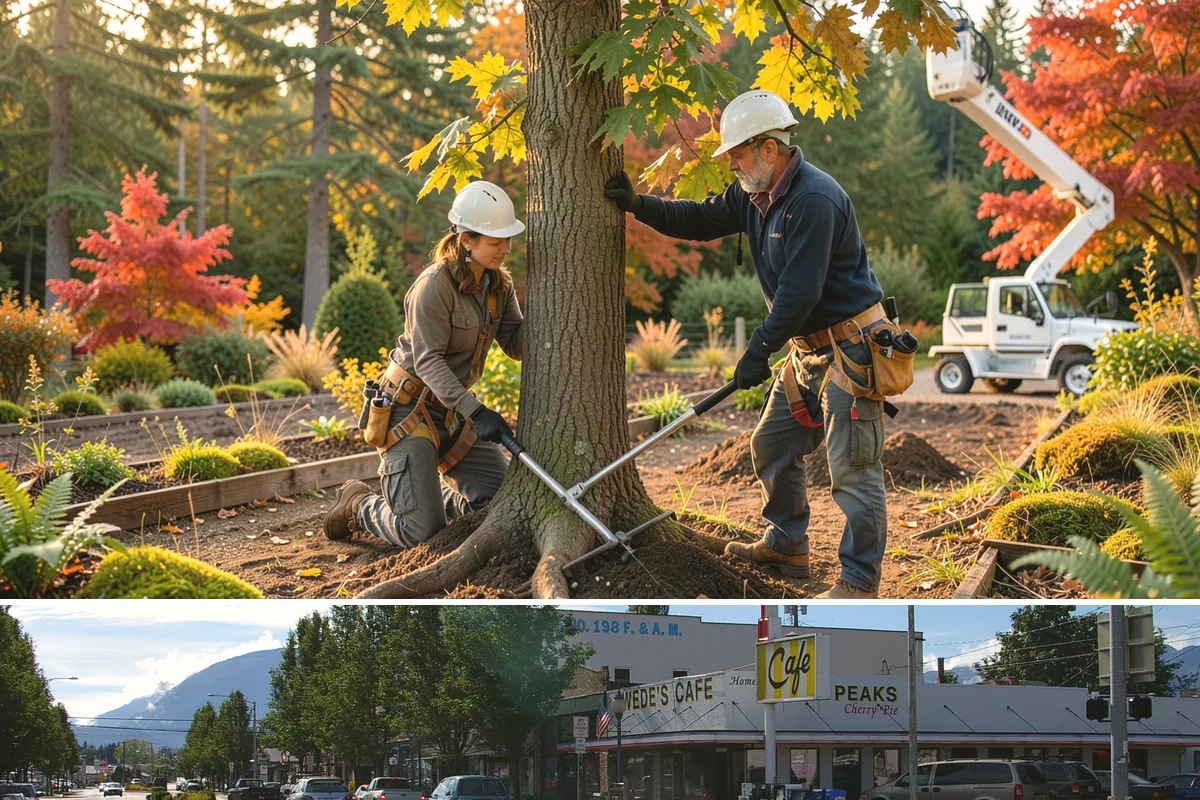 Stump chemical treatment in North Bend, King County, WA - This treatment can generally be performed year-round in Puget Sound weather but must be scheduled before new growth emerges to...