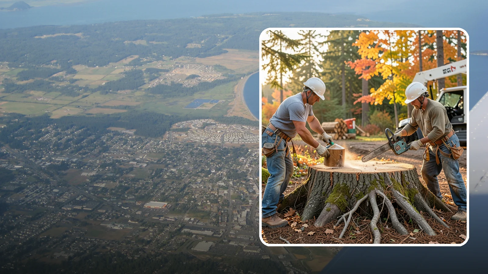Stump chemical treatment in Oak Harbor, Island County, WA - The application of approved products to speed stump breakdown or prevent resprouting.