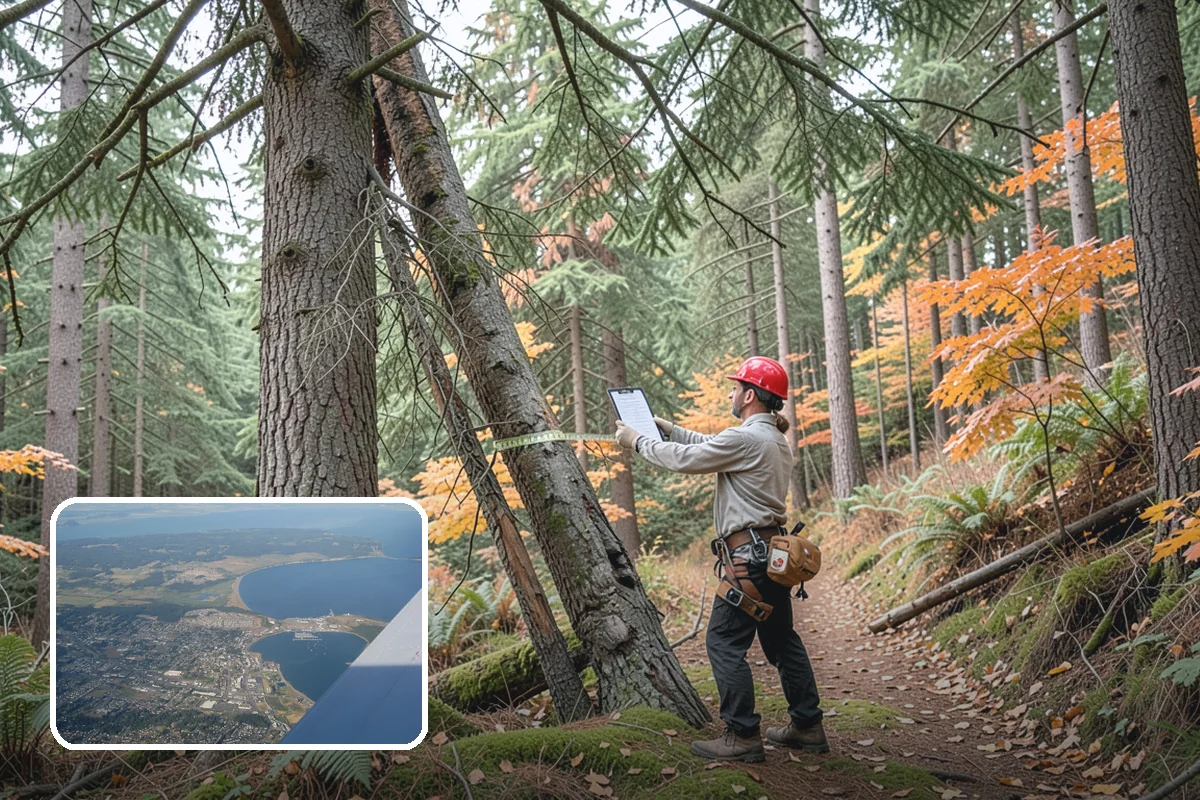 Stump chemical treatment in Oak Harbor, Island County, WA - Removes tripping hazards and obstructions